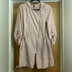 Divided Light Pink Asymmetrical Zip Jacket. Size 6